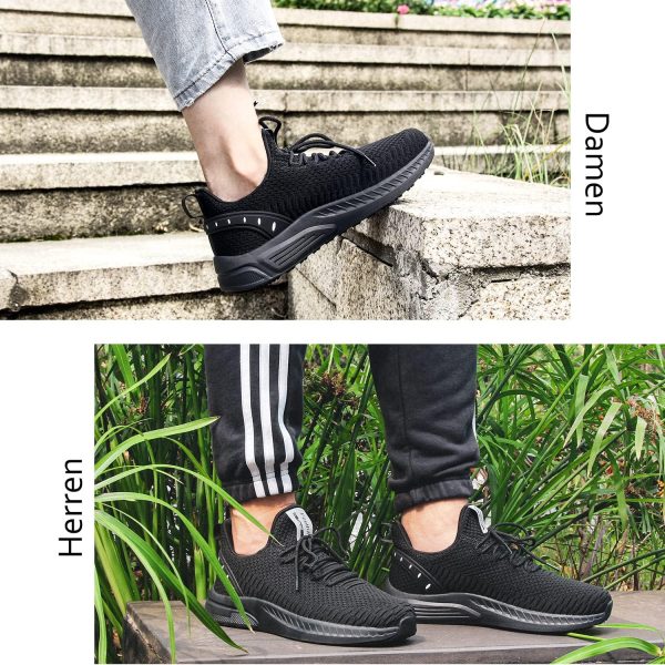 Turnschuhe Herren Laufschuhe Sportschuhe Sneaker rutschfeste Gummisohlen Leichte und Atmungsaktiv für Gehen – Bild 6