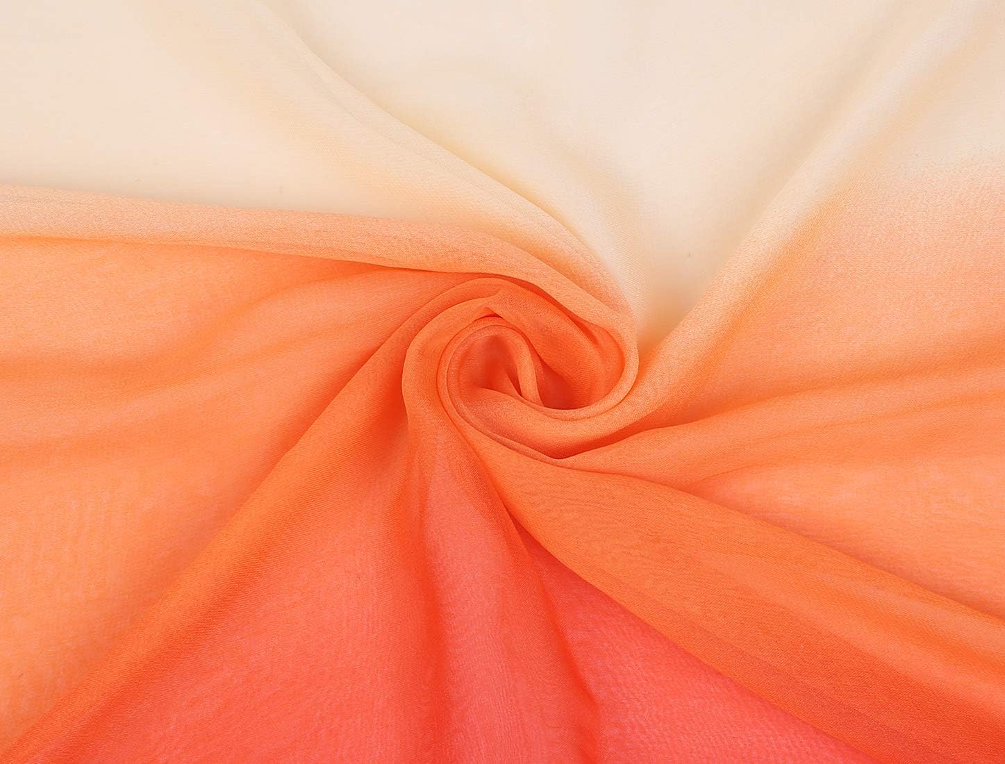 Lang Chiffon Leicht Gradient Farbe Schal Frühling Sommer Weich für Frauen – Bild 3