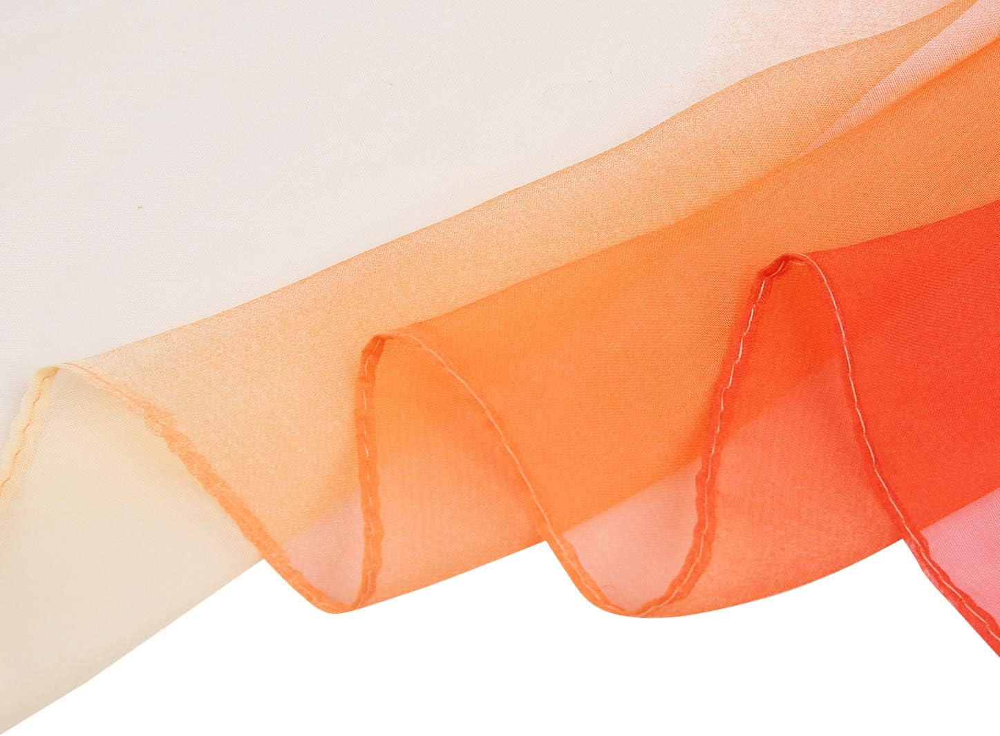Lang Chiffon Leicht Gradient Farbe Schal Frühling Sommer Weich für Frauen – Bild 4
